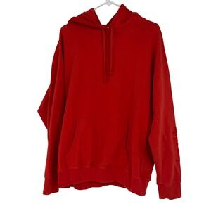 Les Girls Les Boys Red Oversized Hoodie Sweatshirt Mens XL Portugal Oversized